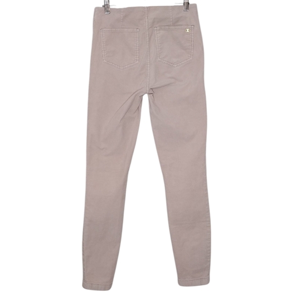 Tory Burch Side Zip Corduroy Office Casual Neutral Taupe Pants Sz 27 - Picture 2 of 16